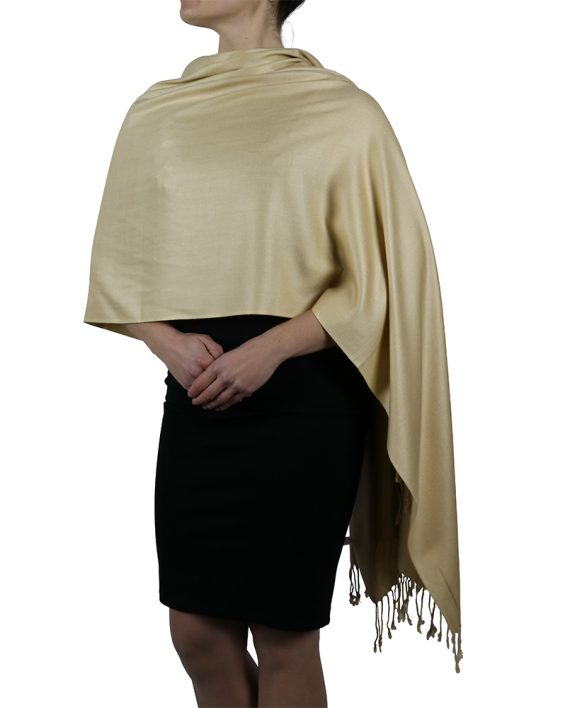 Camel Gold Pashmina Scarf Shawl Wrap York Shawls