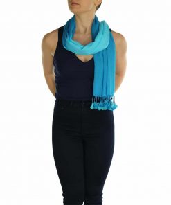turquoise pashmina scarve (3)