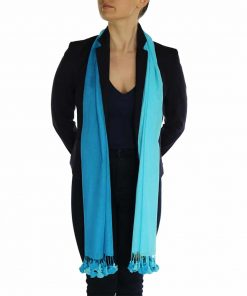 turquoise pashmina scarve (4)